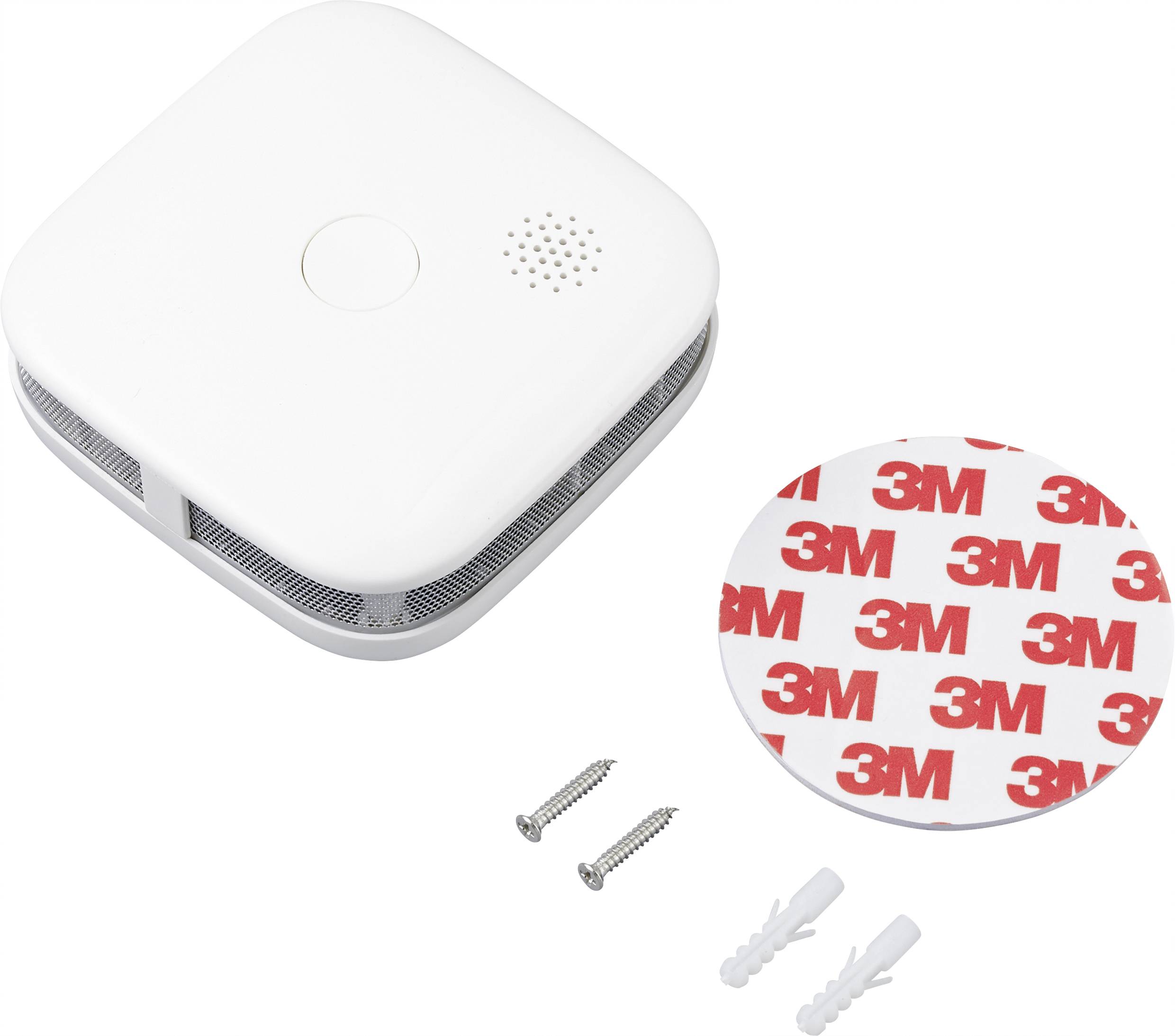 Sygonix Smoke detector incl. 10-year battery battery-powered (W x H x D) 76 x 76 x 29 mm-4