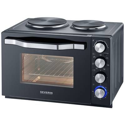 Image of Severin 2074 Mini oven Timer fuction, Grill function, with cooking function, Indicator light 30 l