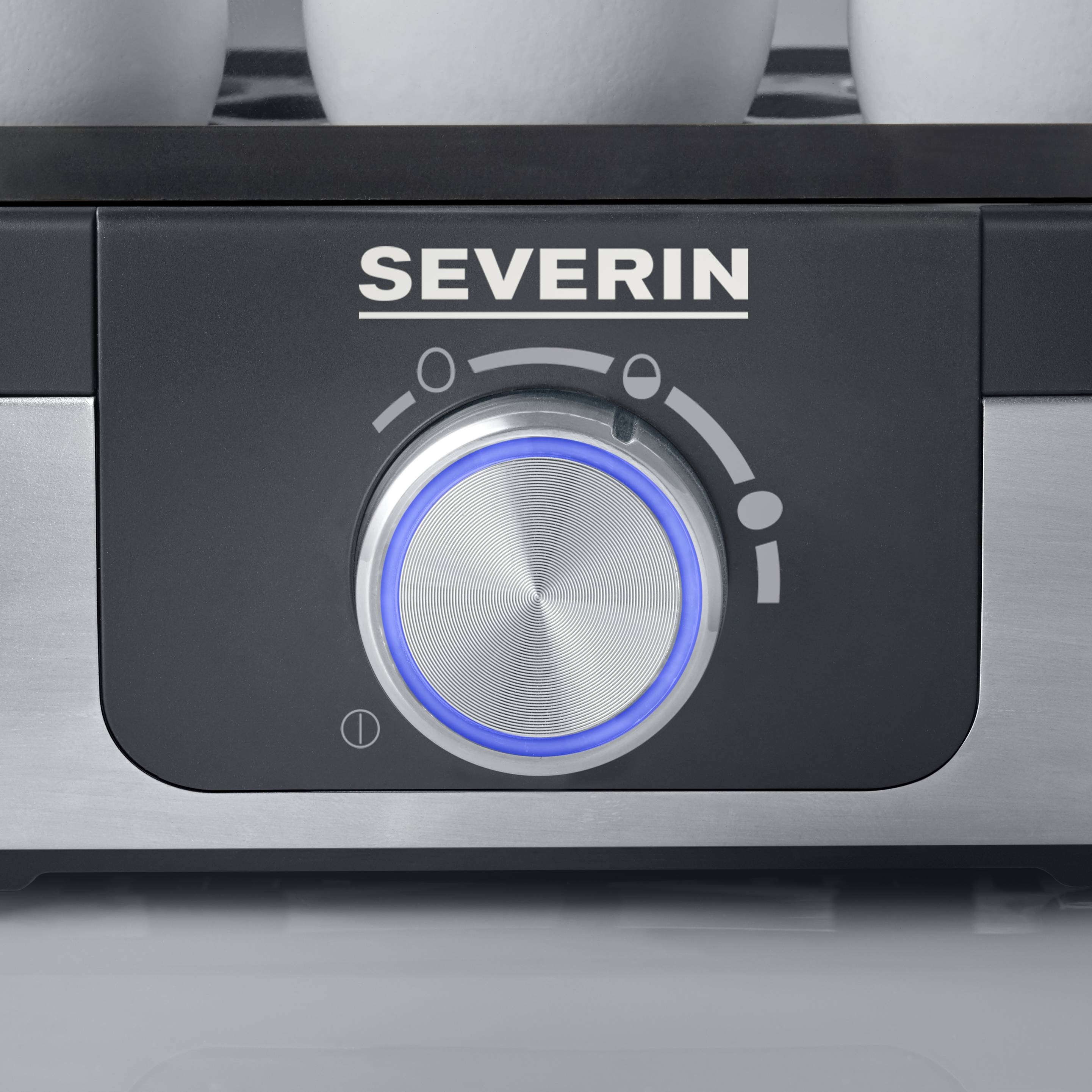 Buy Severin EK 3163 Egg boiler BPA free with graduated beaker with egg piercer Stainless steel Black Conrad Electronic
