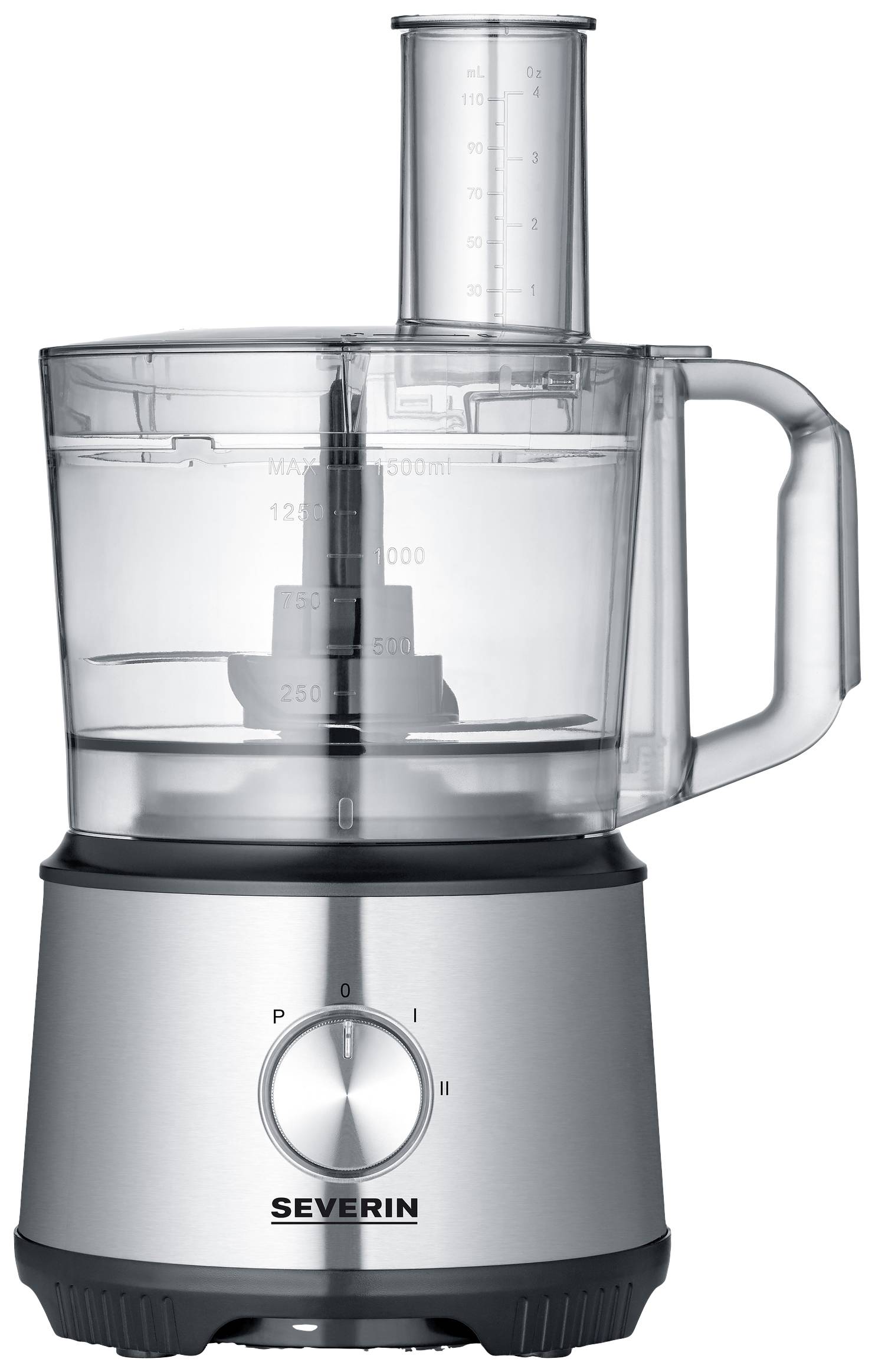 Severin KM 3892 Food processor 1200 W Silver, Black