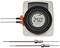 Digital thermometer with two probes showing '250°C'. Suitable for monitoring cooking temperatures.
