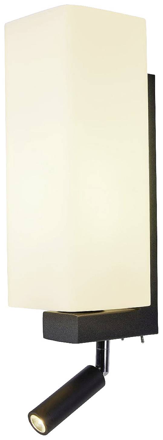 SLV QUADRASS SPOT 1003428 LED wall light E-27 2 W LED (monochrome) Black