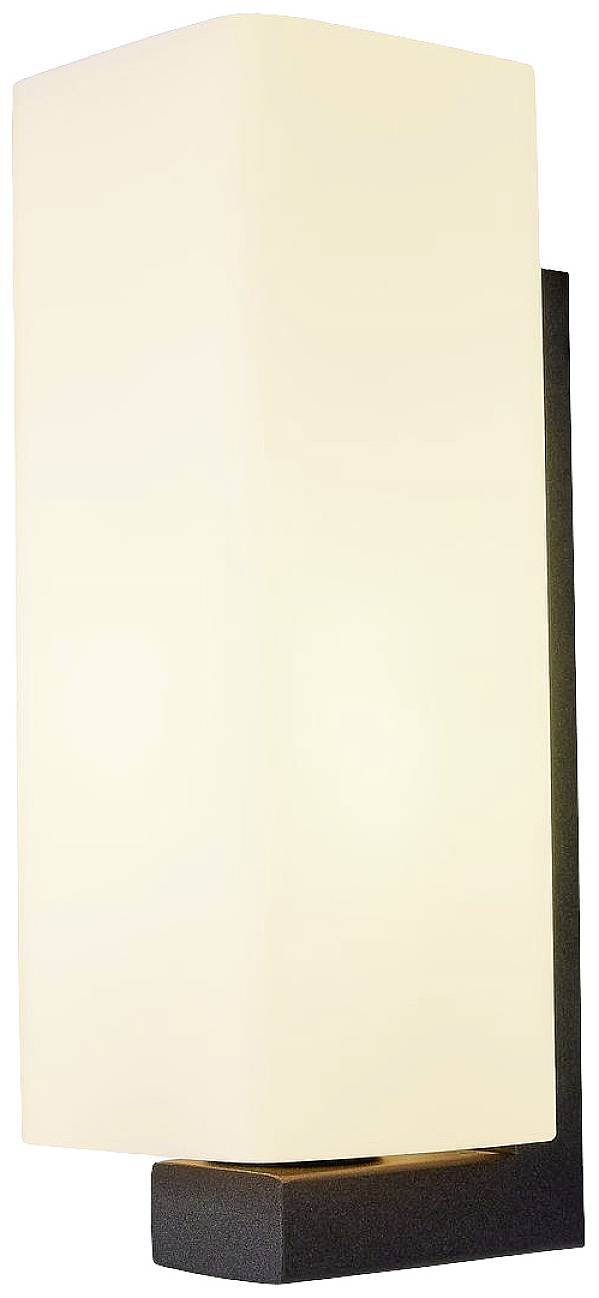 SLV QUADRASS 1003430 LED wall light E-27 40 W LED (monochrome) Black