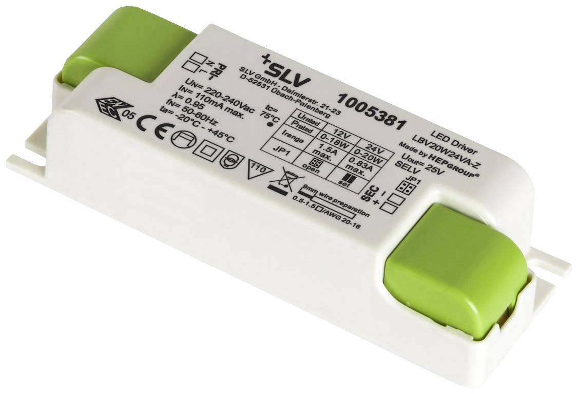 SLV 1005381 LED transformer 20 W 1 pc(s)-0