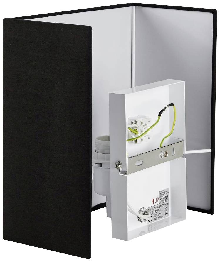 SLV ACCANTO 1002942 Wall light E-27 40 W Black-3