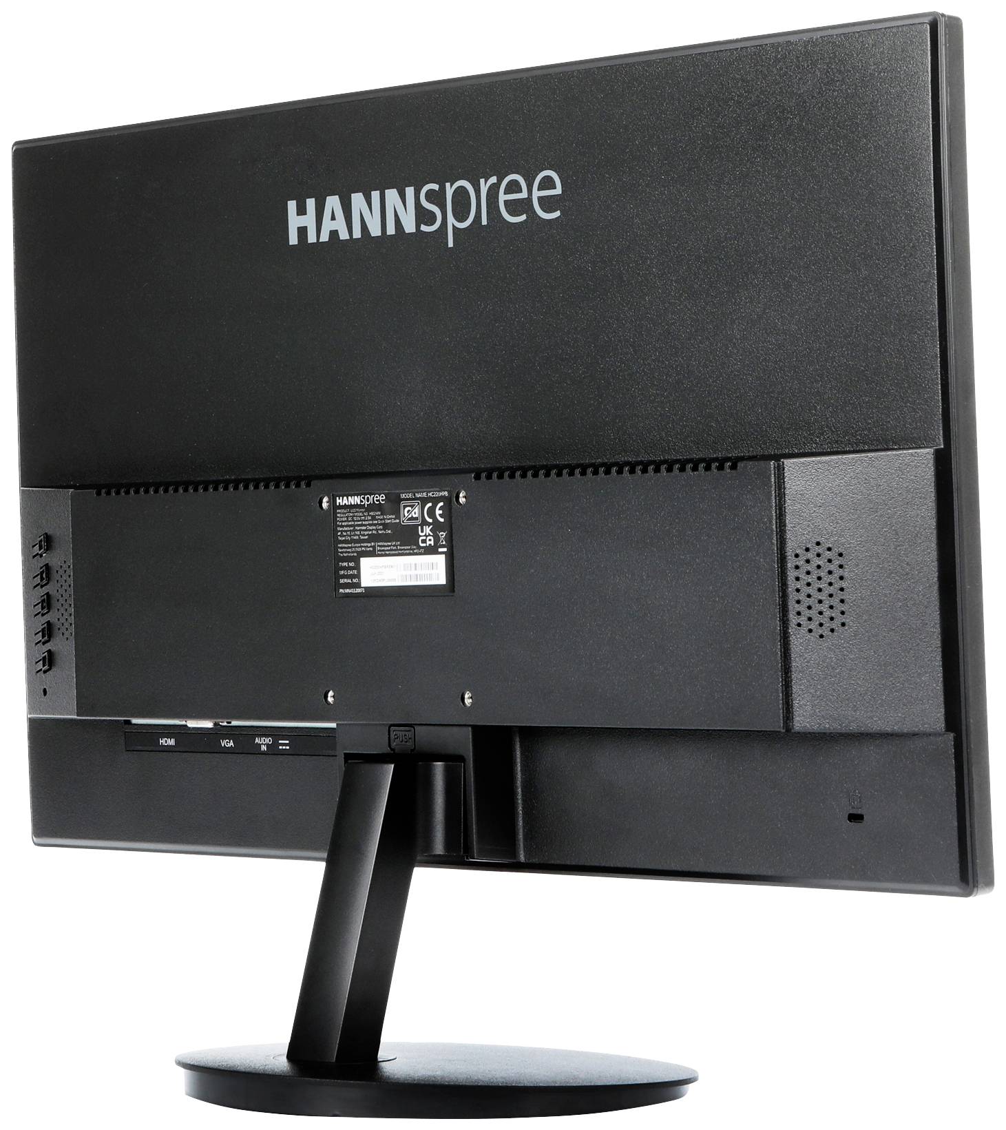Hannspree HC220HPB LED EEC E (A - G) 54.6 cm (21.5 inch) 1920 x 1080 p 5 ms HDMI™, VGA, Headphone jack (3.5 mm)-2