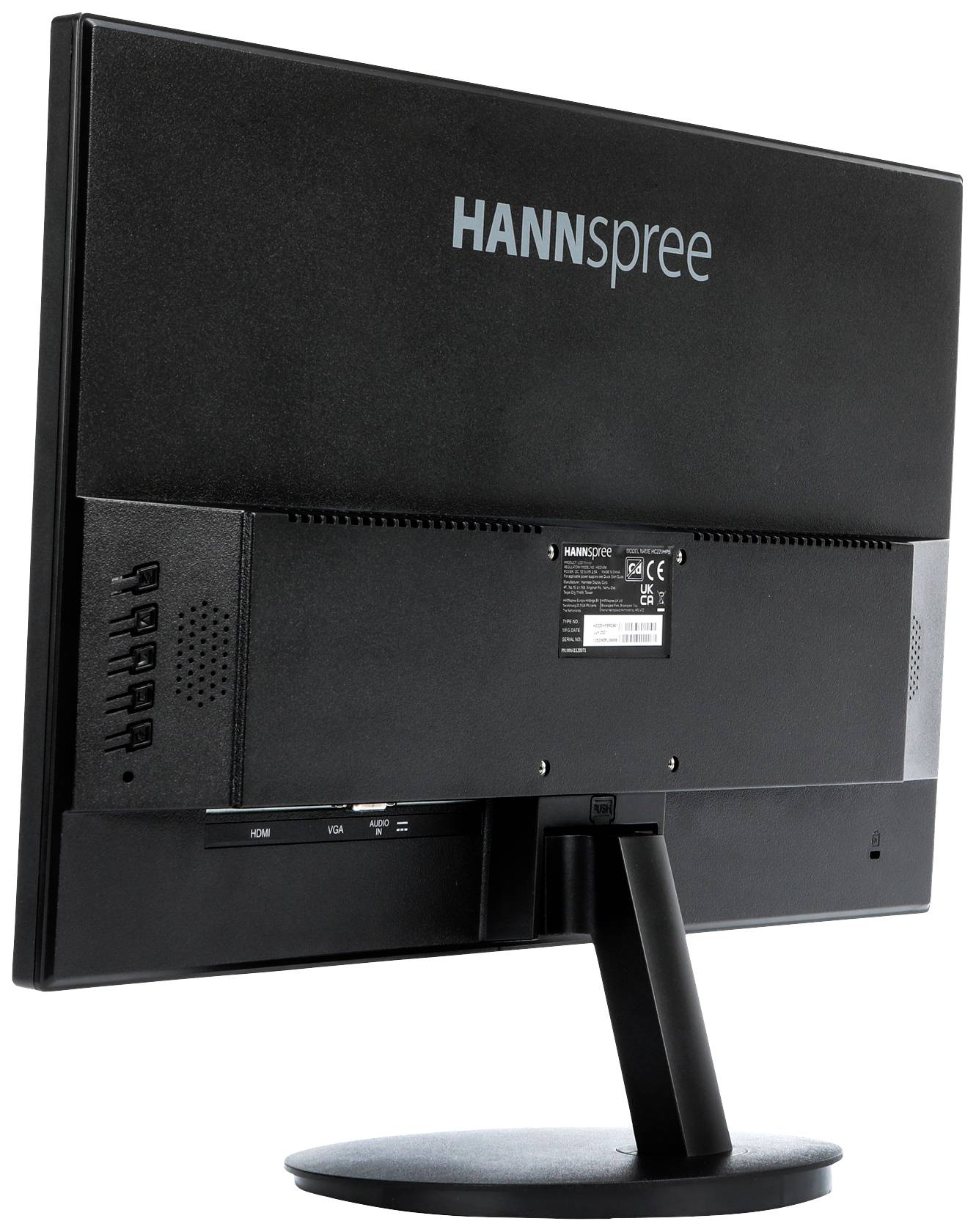 Hannspree HC220HPB LED EEC E (A - G) 54.6 cm (21.5 inch) 1920 x 1080 p 5 ms HDMI™, VGA, Headphone jack (3.5 mm)-3