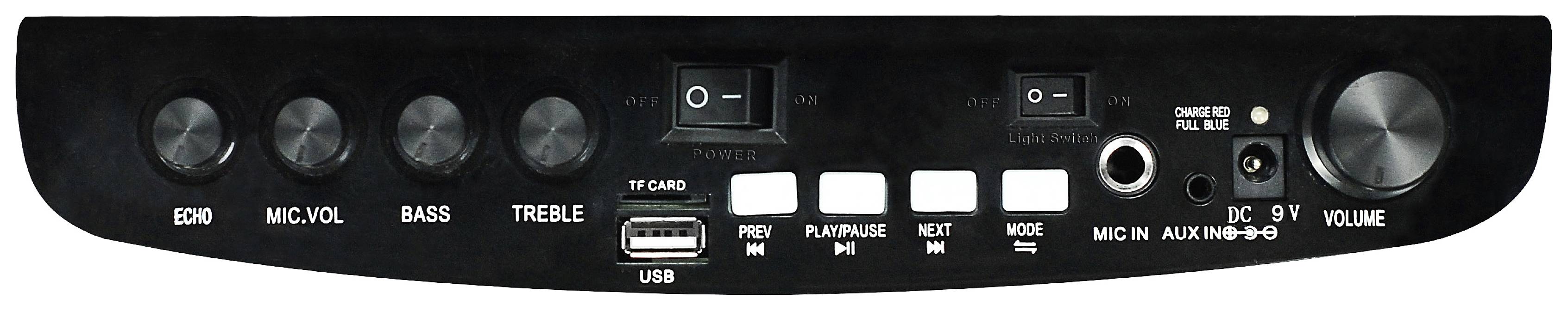 N-Gear Portable Trolley bluetooth speaker 300w Karaoke-3