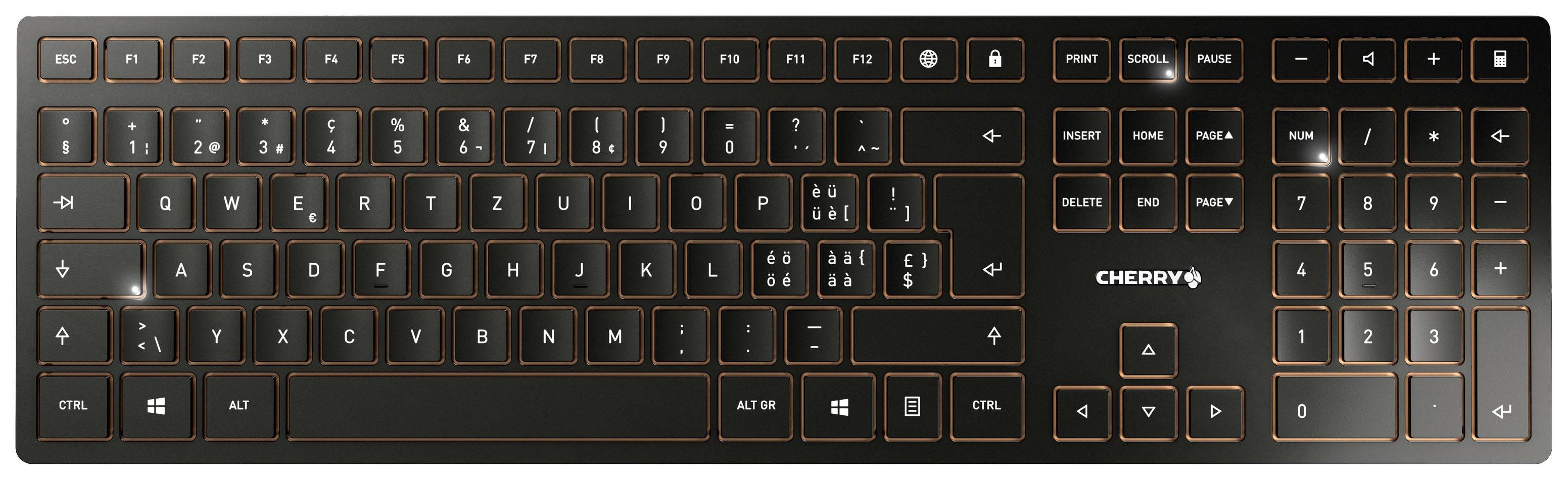 CHERRY JD-9100CH-2 Wireless, Radio Keyboard and mouse set Swiss, QWERTZ Black-2