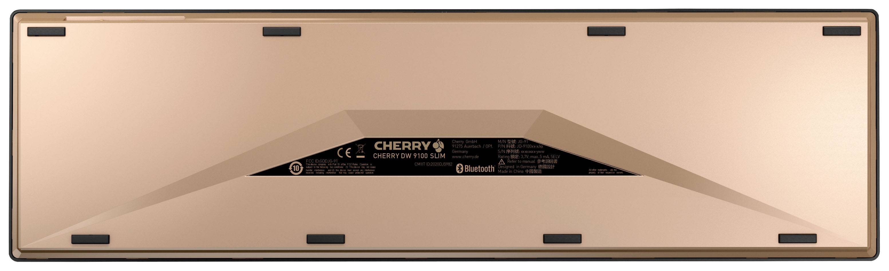 CHERRY JD-9100CH-2 Wireless, Radio Keyboard and mouse set Swiss, QWERTZ Black-8