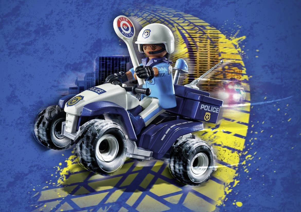 Playmobil police quad bike hotsell