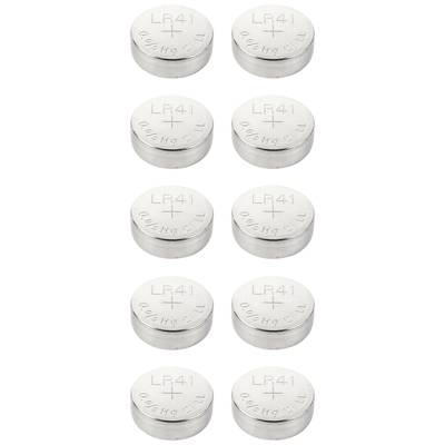 Image of VOLTCRAFT Button cell LR41 1.5 V 10 pc(s) 35 mAh Alkali-manganese AG3