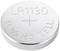 Silver-coloured button cell battery with the inscription 'LR1130' and '0% Hg'.