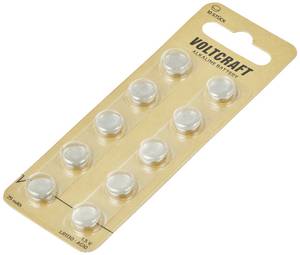 VOLTCRAFT Button cell LR1130  10 pc(s)  Alkali-manganese AG10