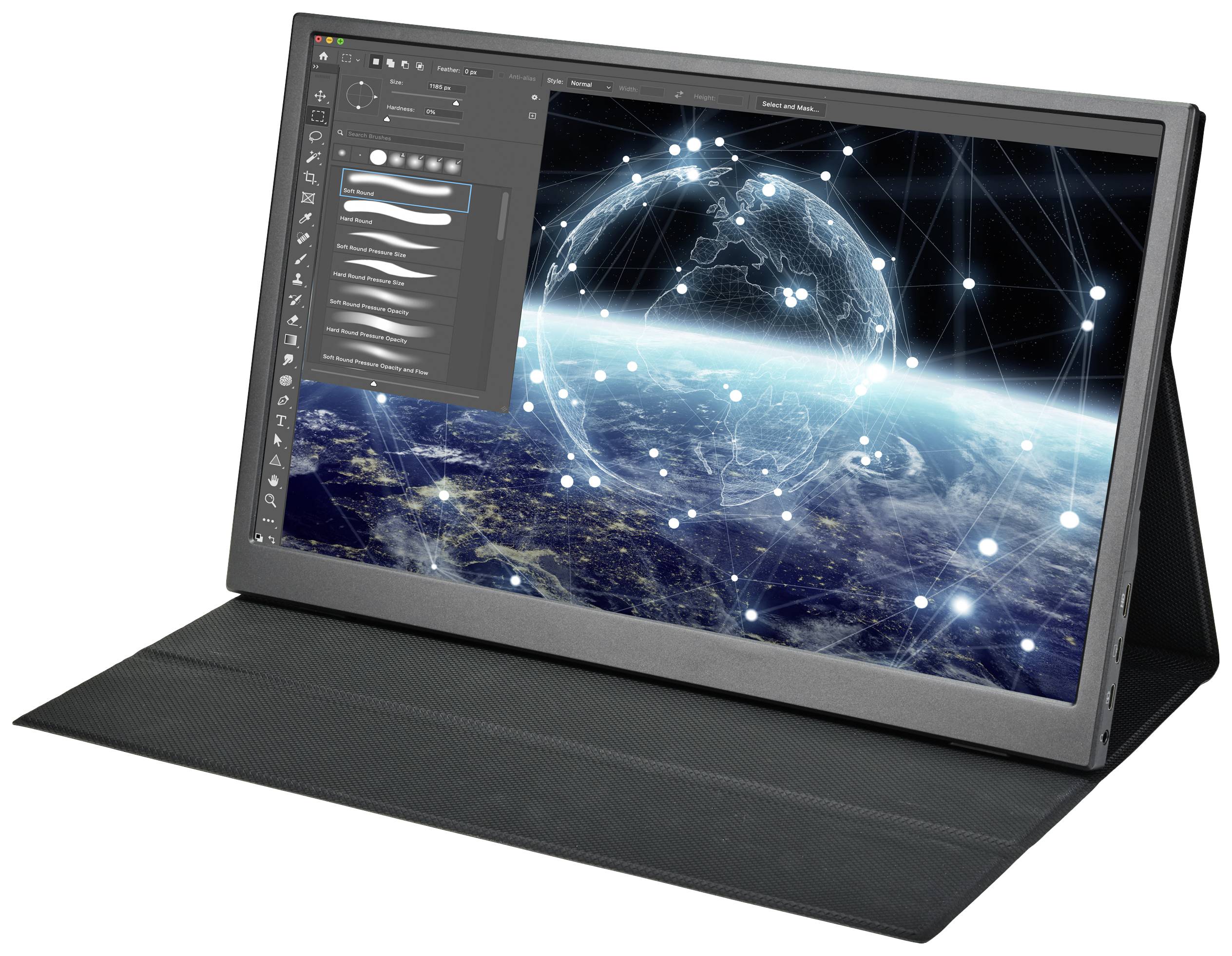 Renkforce RF-PM-300 LED 33.8 cm (13.3 inch) EEC C (A - G) 1920 x 1080 p ...