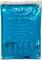 A blue soft ice pack weighing 200 g. Text on the packaging in various languages: 'Cooling Pad' etc. Suitable for cooling purposes.