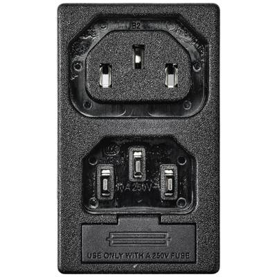 Black connection module with two connectors, top three-pin socket 'B2', bottom three-pin socket marked '250V'.
