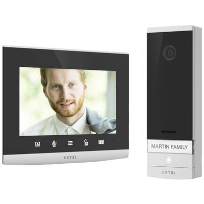 Image of Extel CONNECT 2 Video door intercom Wi-Fi Complete kit Grey, Black