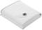 Folded electric heated blanket with control unit on top.