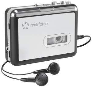 Renkforce RF-CP-170 Audio cassette digitiser Incl. headphones
