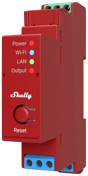 Shelly Shelly Pro 1PM Shelly DIN rail mount relay Bluetooth, Wi-Fi