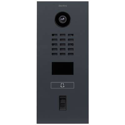 Image of DoorBird D2101FV Fingerprint 50 IP video door intercom LAN Outdoor panel Stainless steel, RAL 7016 (semi-gloss)