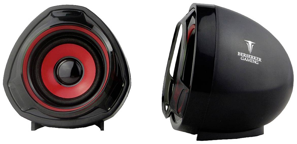 Berserker Gaming Hati 2.0 PC speaker Corded 5 W Red, Black-1