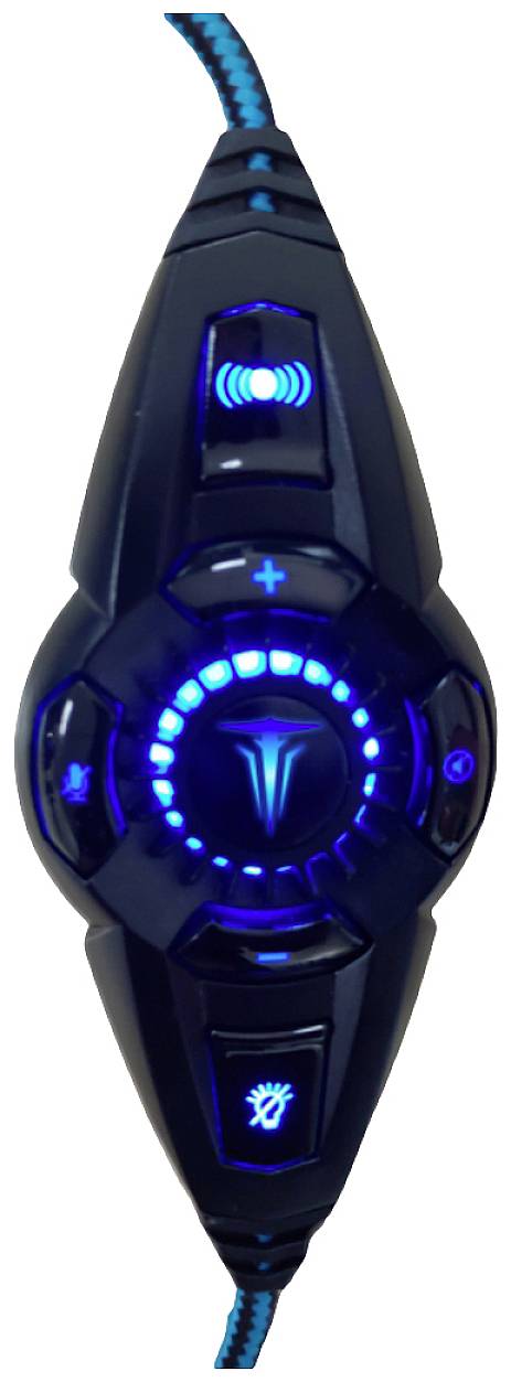 Berserker Gaming FREYR Over-ear headset Corded (1075100) 7.1 Surround Black Microphone noise cancelling Volume control, -4