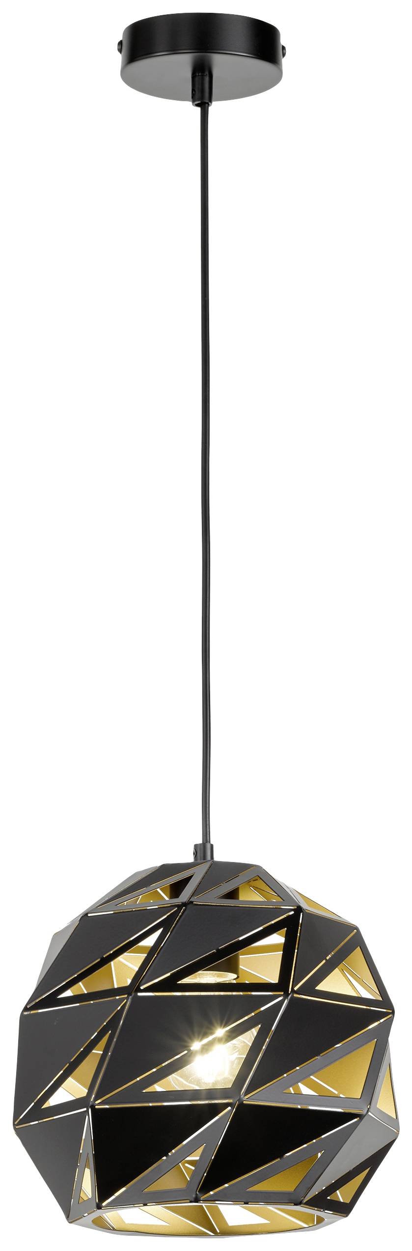 WOFI JUBA 11465 LED pendant light LED (monochrome) E-27 60 W Black-0