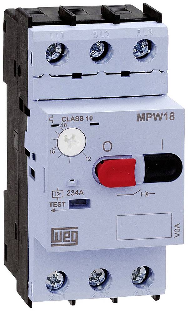 WEG 12429374 MPW18-3-U018 Motor surge protector switch 18 A 3 makers 1 pc(s)