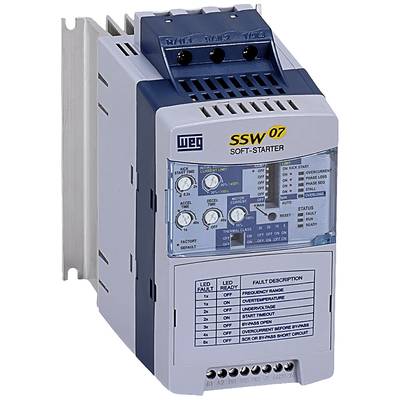 WEG SSW07 0017 T5 SZ 10194170 Soft starter Motor power at 400 V 9.2 kW Motor power at 230 V 4 kW 230 V AC, 575 V AC Nomi