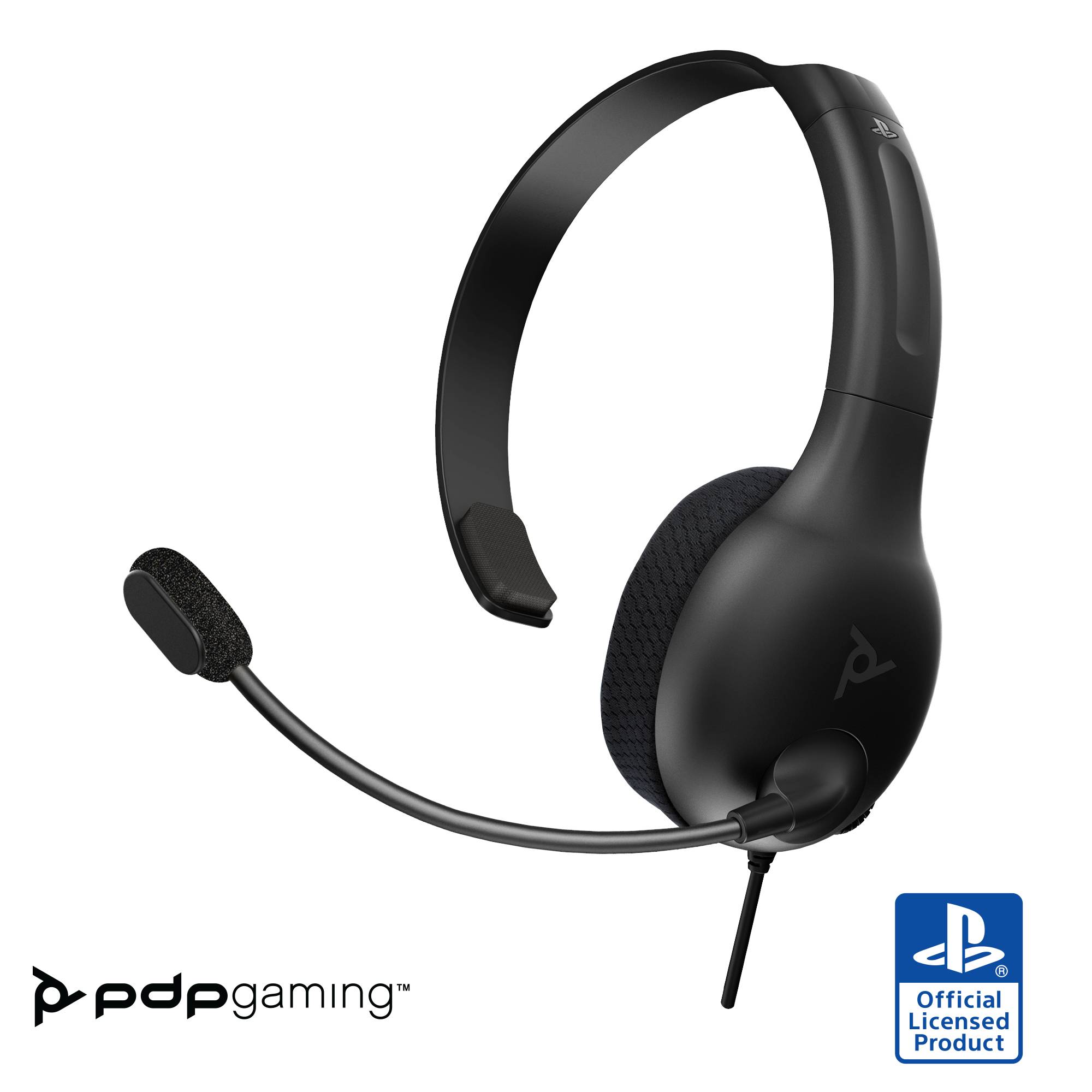 PDP 051-107-EU Gaming On-ear headset Corded (1075100) Black Microphone noise cancelling, Noise cancelling Microphone mut-8
