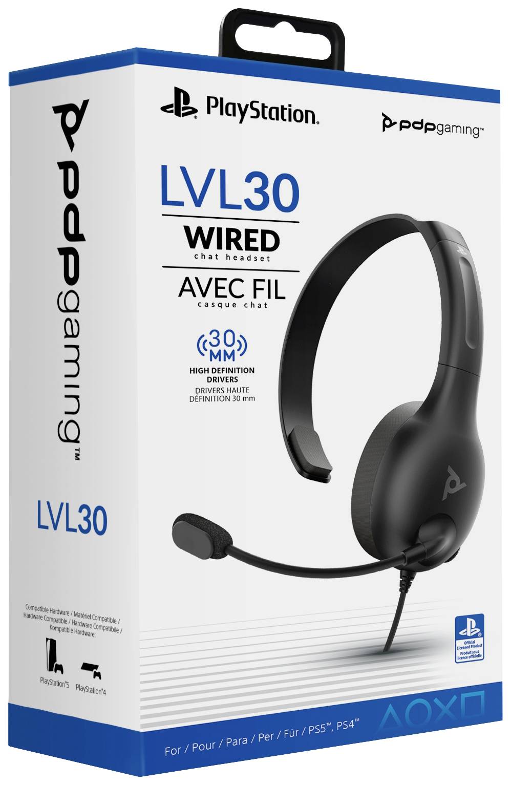 PDP 051-107-EU Gaming On-ear headset Corded (1075100) Black Microphone noise cancelling, Noise cancelling Microphone mut-5