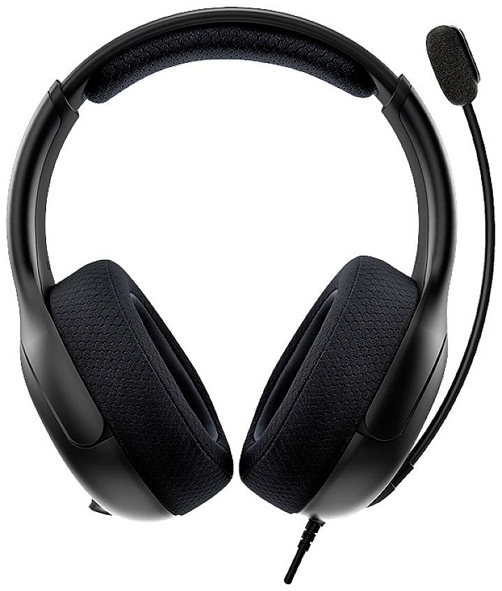PDP 051-099-EU-BK Over-ear headset Corded (1075100) Stereo Black Microphone noise cancelling, Noise cancelling Microphon-1