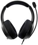PDP 051-099-EU-BK Gaming Over-ear headset Corded (1075100) Stereo Black Microphone noise cancelling, Noise cancelling Microphone mute
