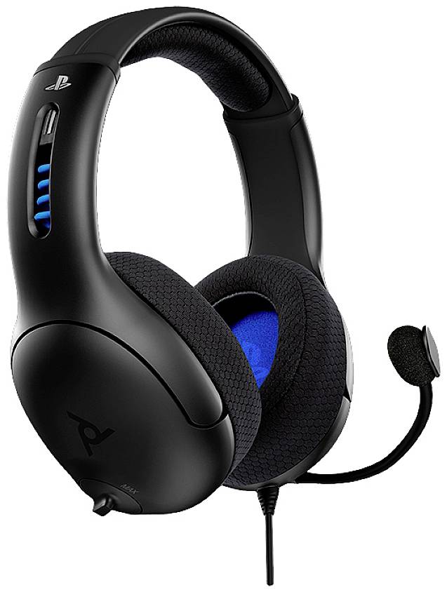 PDP 051-099-EU-BK Over-ear headset Corded (1075100) Stereo Black Microphone noise cancelling, Noise cancelling Microphon-2
