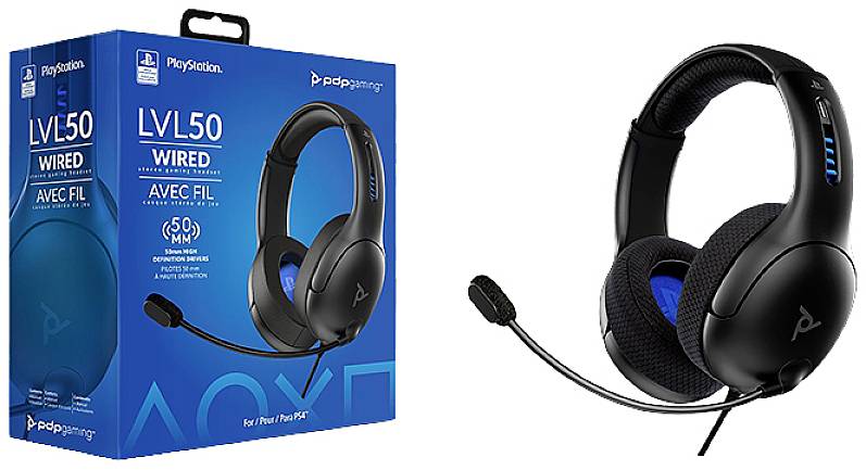 PDP 051-099-EU-BK Over-ear headset Corded (1075100) Stereo Black Microphone noise cancelling, Noise cancelling Microphon-5