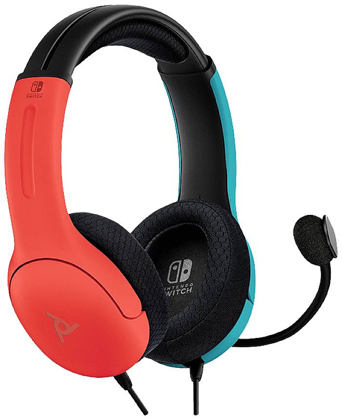 Buy PDP 500 162 EU BLRD Gaming Over ear headset Corded 1075100 Stereo Blue Red anodised Microphone noise cancelling N Conrad Electronic