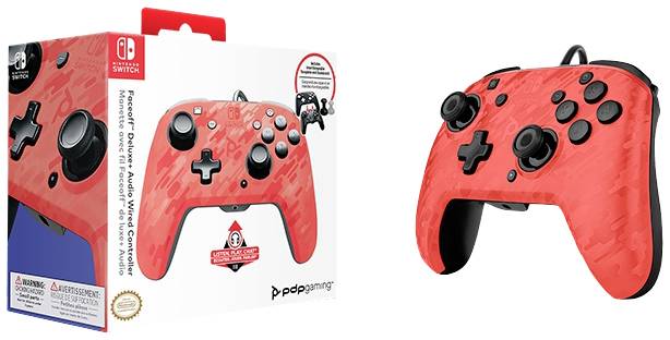 PDP 500-134-EU-CM04 Nintendo Switch Camouflage red-8