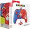 The image shows the packaging of a Nintendo Switch controller in a Super Mario design, featuring a Mario illustration on a red and blue background.