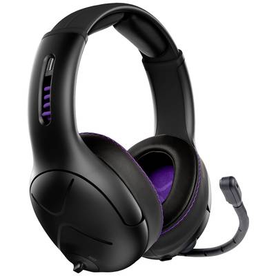 PDP 049-003-EU Gaming  Over-ear headset Bluetooth® (1075101) Stereo Black, Purple Microphone noise cancelling Volume con