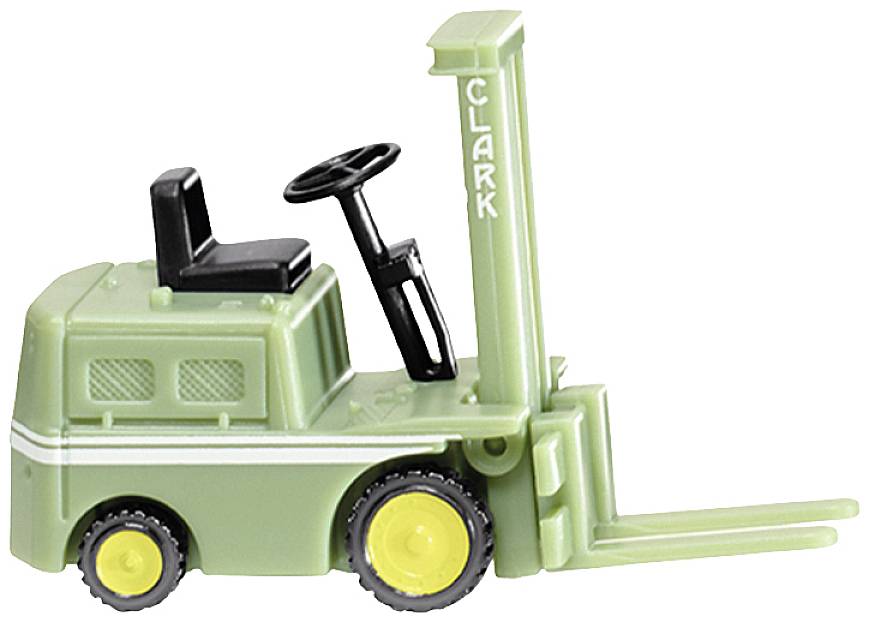 Wiking 117101 H0 Heavy-duty vehicle Clark fork lift truck, pale green