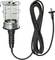 'Portable workshop lamp with protective guard and long cable. Suitable for work in dark areas to provide illumination.'