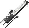 Brennenstuhl 1951560102 Power strip (+ switch) 6x Black, Light grey PG connector 1 pc(s)