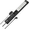 Brennenstuhl 1951560103 Power strip (+ switch) 6x Black, Light grey PG connector 1 pc(s)