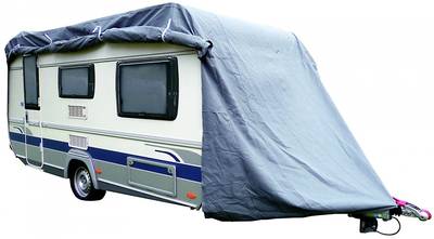 Green Yard Tarpaulin for caravans or camper vans (L x W x H) 610 x 250 ...