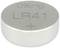 'LR41 button cell with 0% Hg marking'