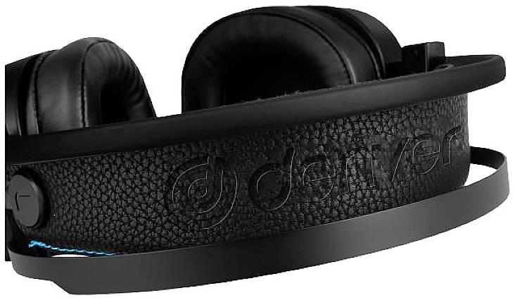 Denver GHS-131 Over-ear headset Corded (1075100) Stereo Black Gaming-2