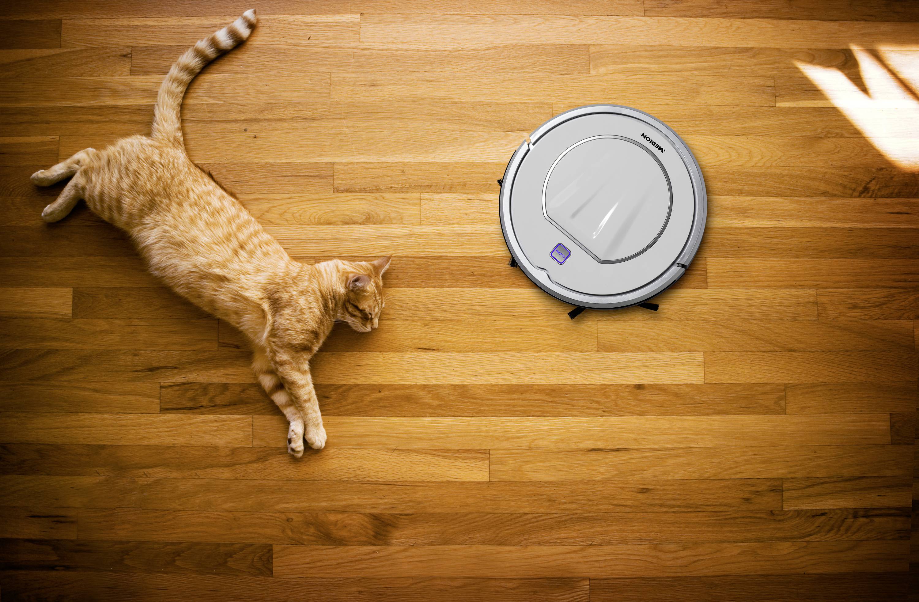 Medion MD 19100 Robotic vac Silver Remotely controlled, Programmable start time-9