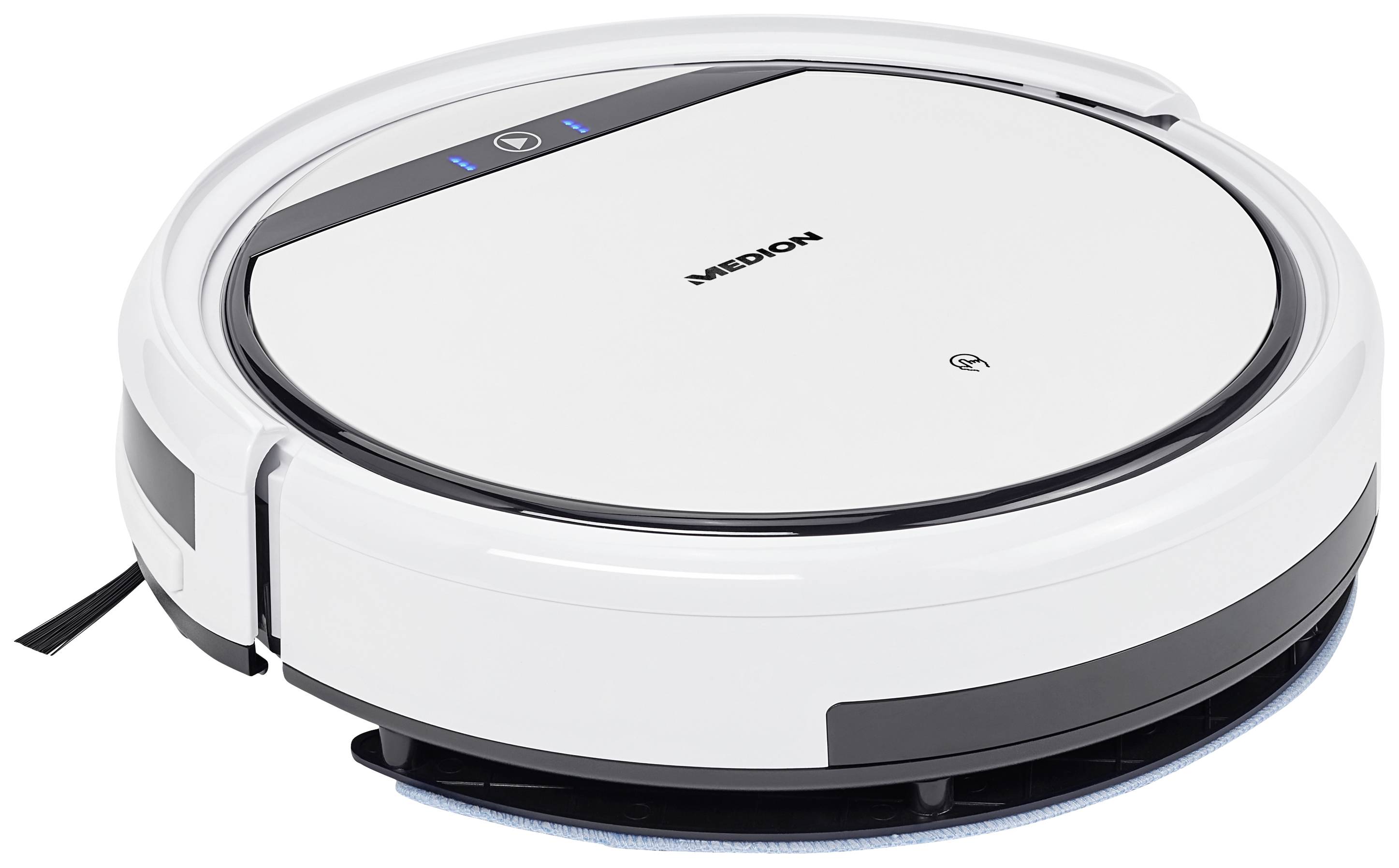 Medion MD 19510 Robotic vac White, Black 1 virtual wall, Programmable start time-5